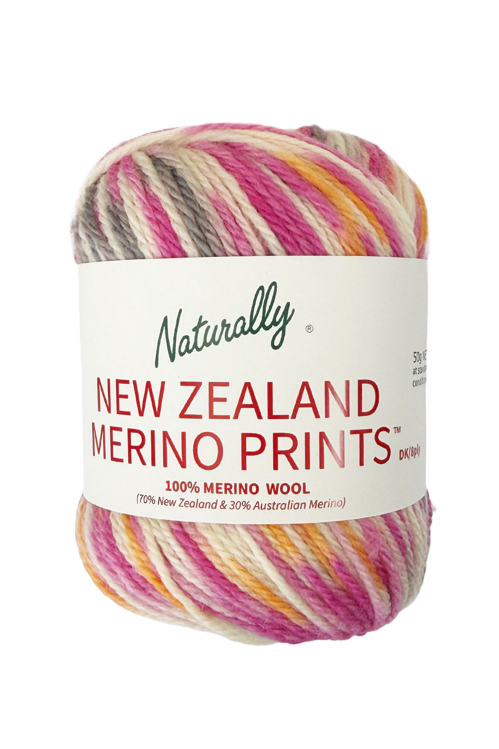 Naturally New Zealand Merino Prints DK
