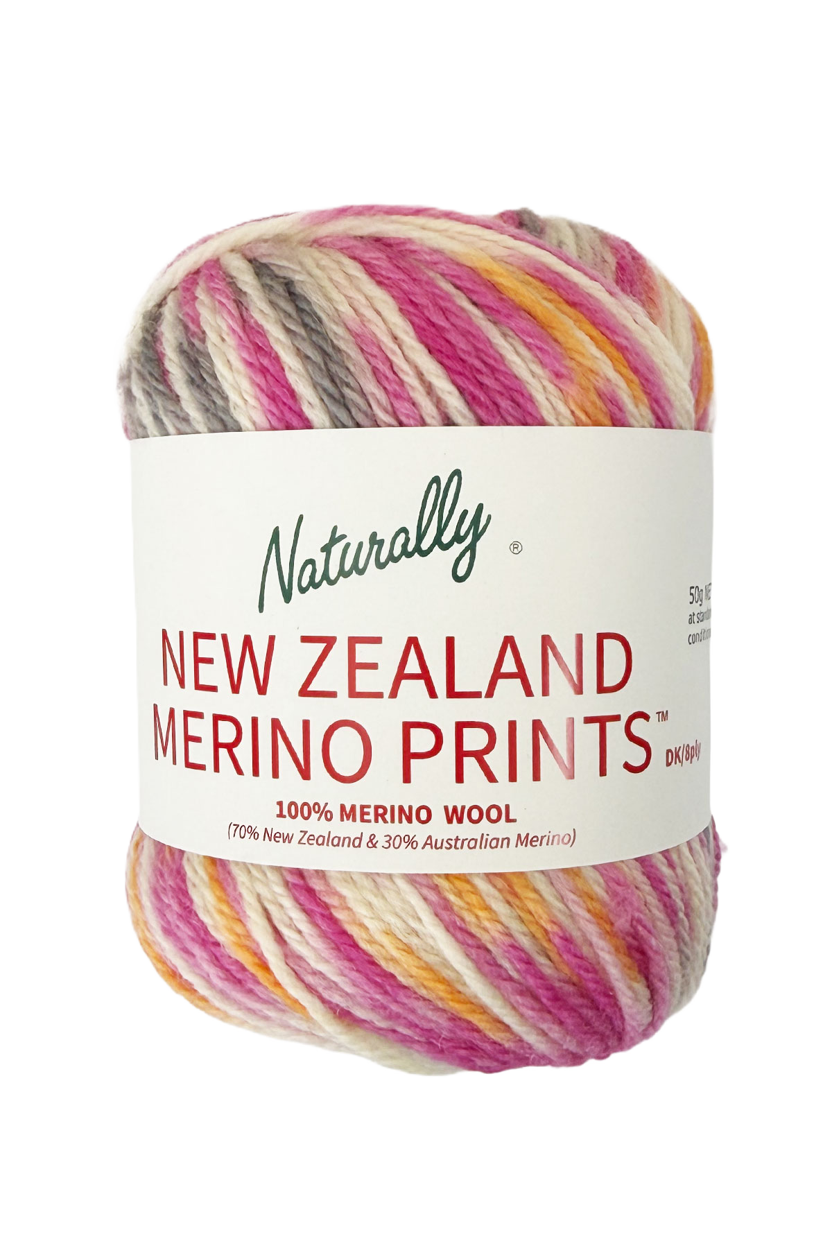 Naturally New Zealand Merino Prints DK