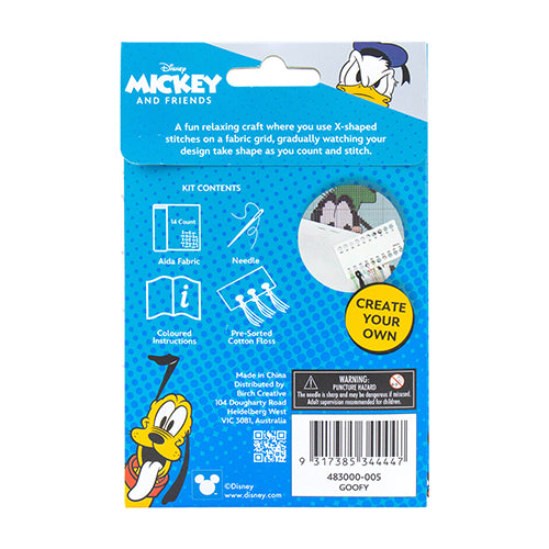 Goofy Counted Cross Stitch kit