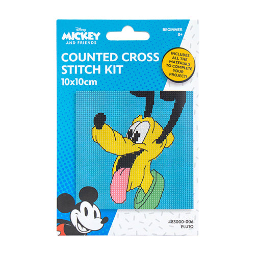 Pluto Counted Cross Stitch kit