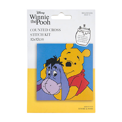 Pooh and Eeyore Counted Cross Stitch kit