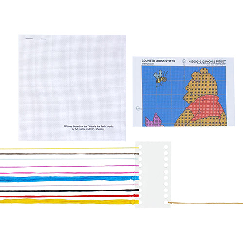 Pooh and Piglet Counted Cross Stitch
