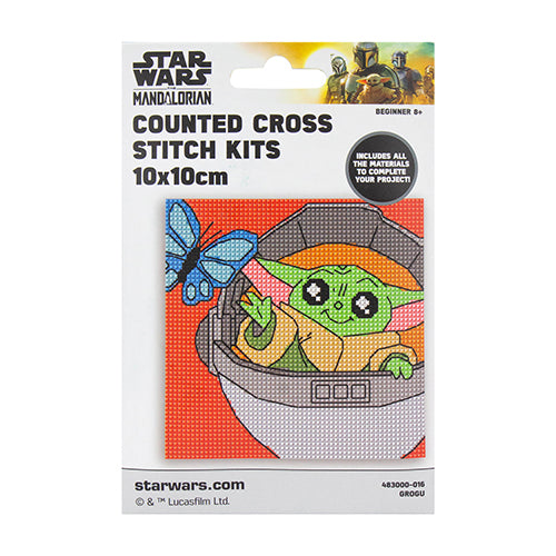 Grogu Counted Cross Stitch
