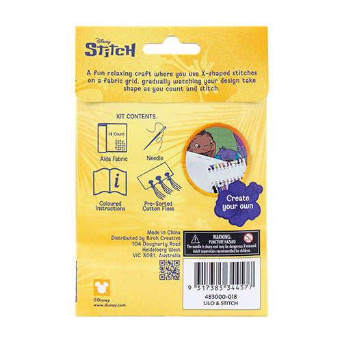 Lilo and Stitch Counted Cross Stitch kit