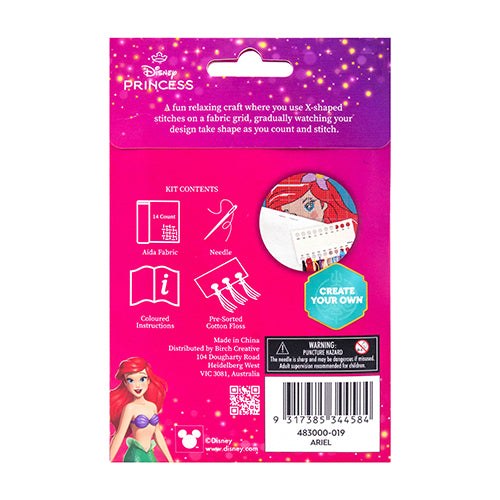 Ariel Counted Cross Stitch Kit