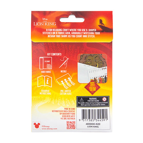 Lion King Counted Cross Stitch kit