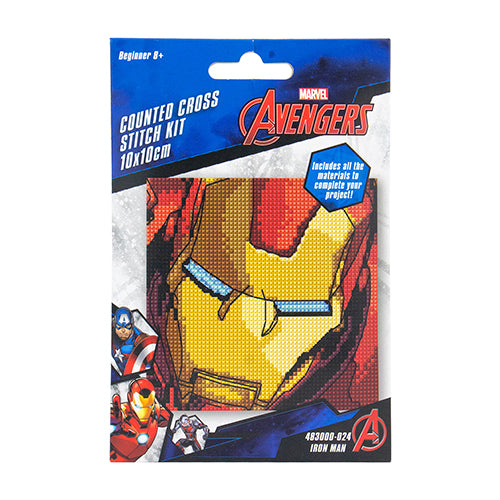 Iron Man Counted Cross Stitch