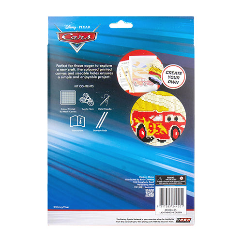 Lightning McQueen Long Stitch Wall Hanging Kit
