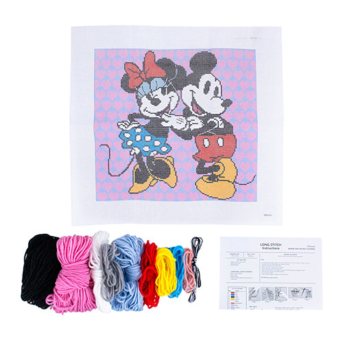 Mickey and Minnie Long Stitch Kit