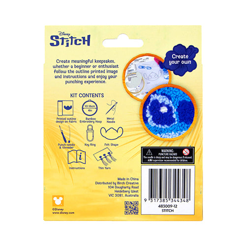 Stitch Punch Needle Keyring Kit