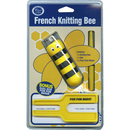 French Knitting Bee with bonus Pompom maker