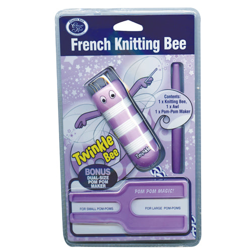 French Knitting Bee with bonus Pompom maker