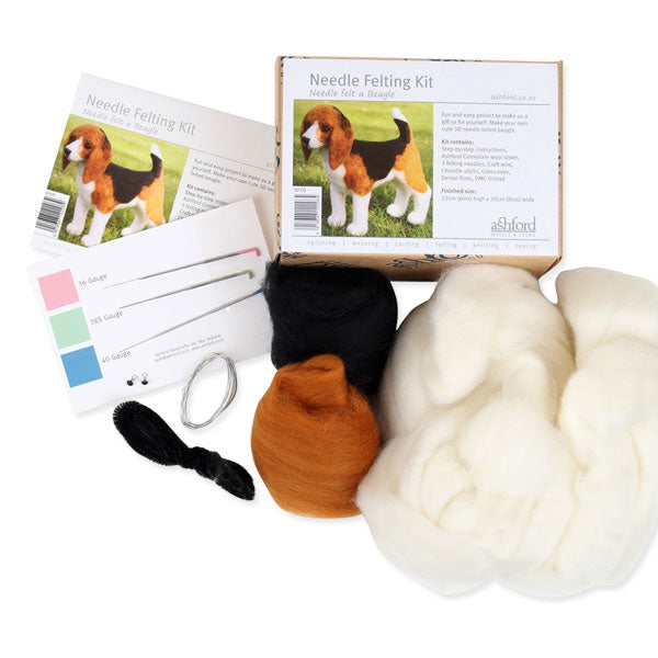 Needle Felting Kit - Beagle