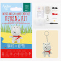 Anchor Mini Amigurumi Key Ring – Hank the Hippo