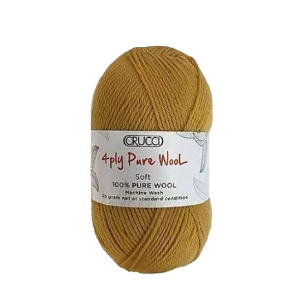 Crucci 4ply Pure Wool