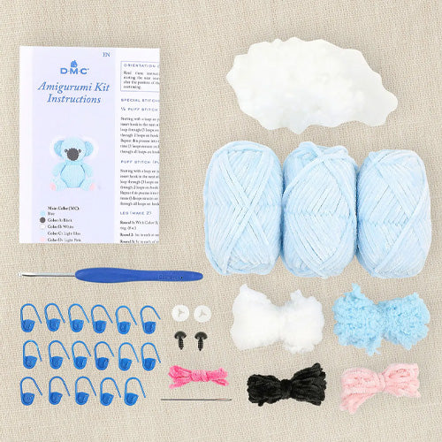 DMC Fuzzy the Koala Amigurumi Crochet Kit
